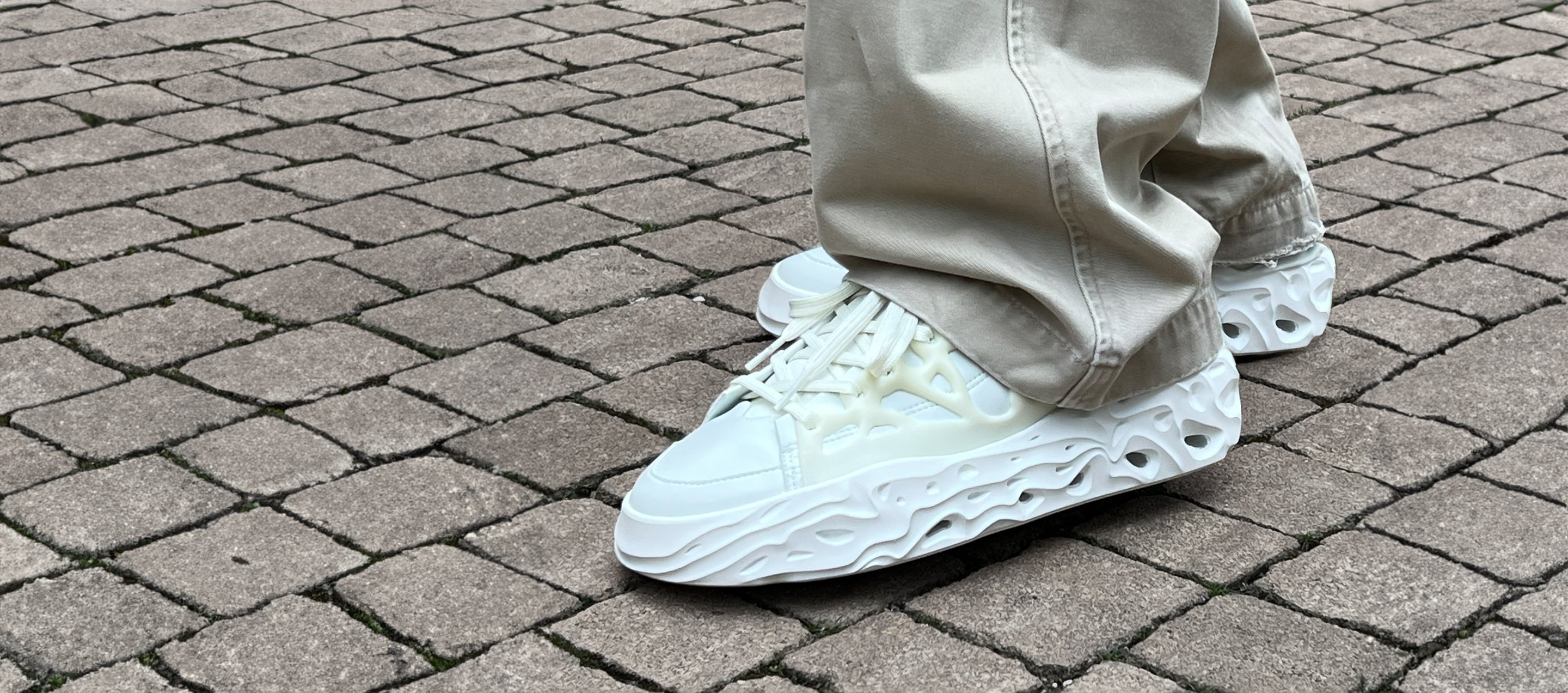 Radicle OG sneaker worn by someone in the street
