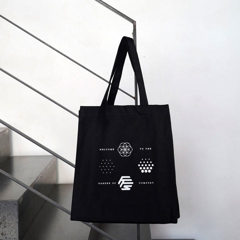 JUTE BAG OG LOGOS BLACK