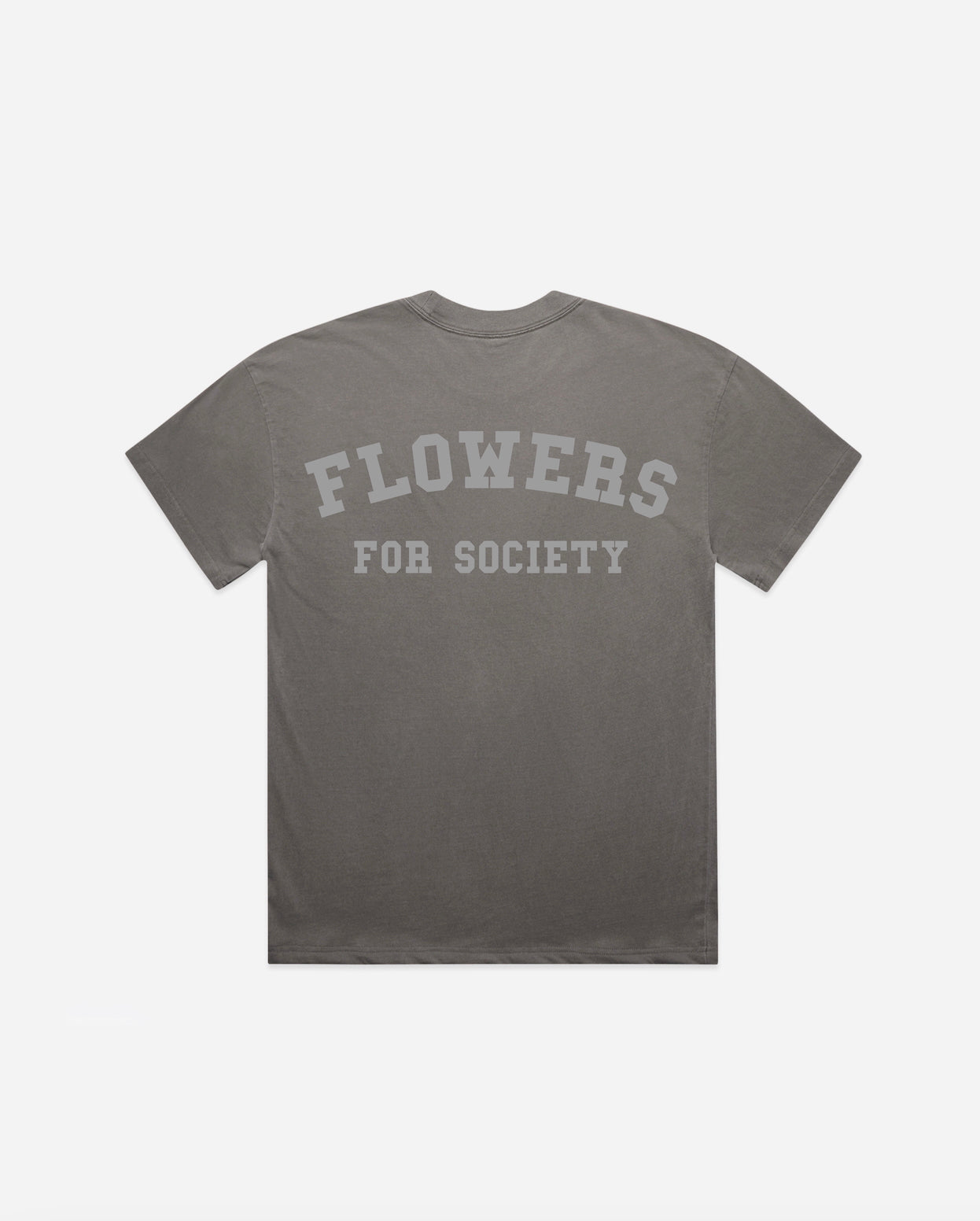 COLLEGE TSHIRT FADED GREY