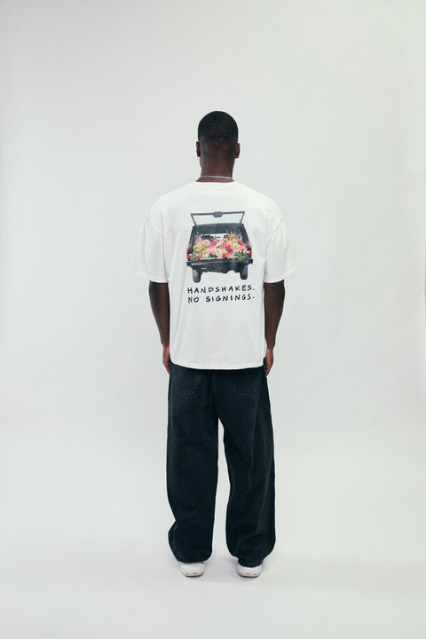 FLOWER TRUNK SHIRT WHITE