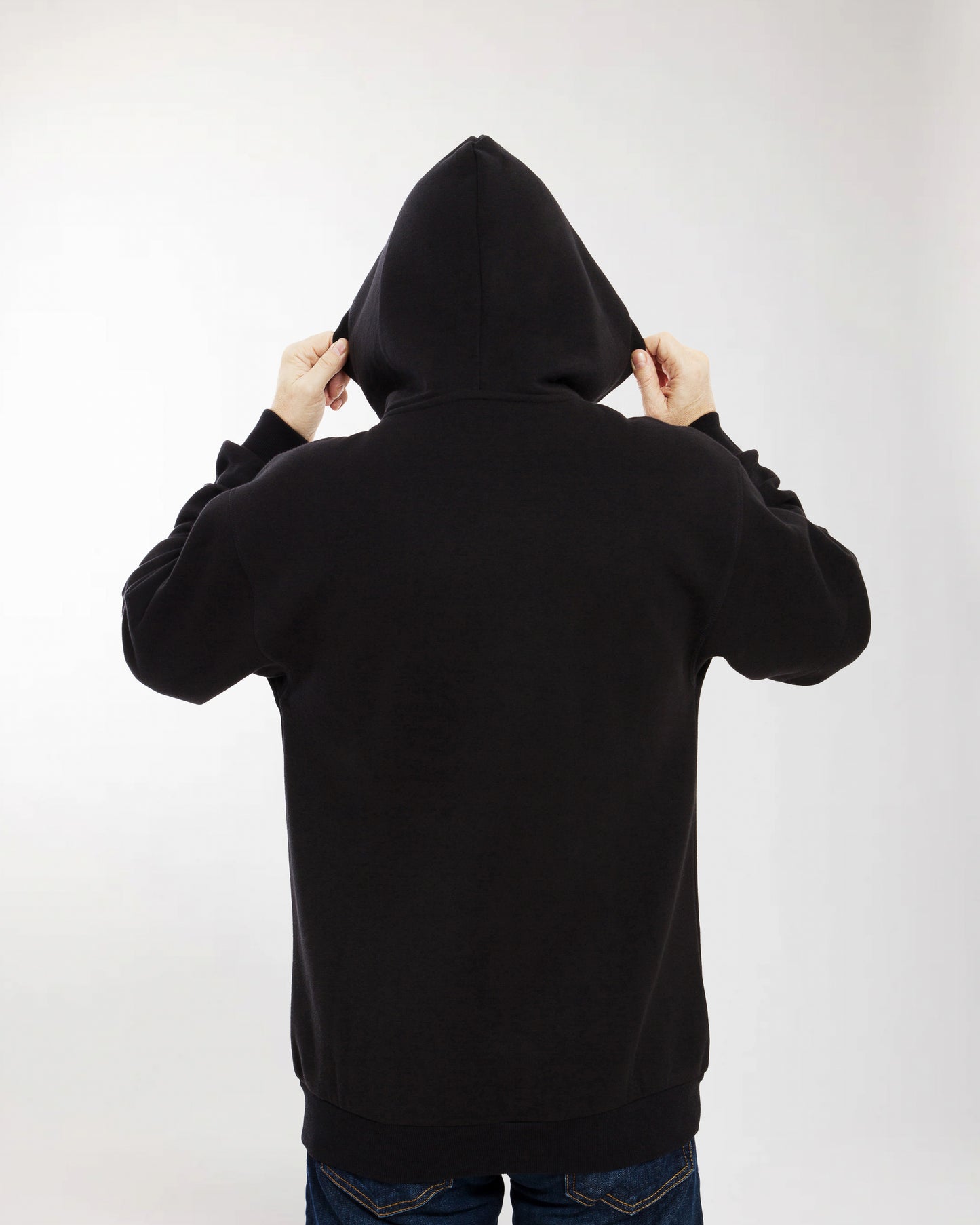 LOGO ZIP HOODIE BLACK
