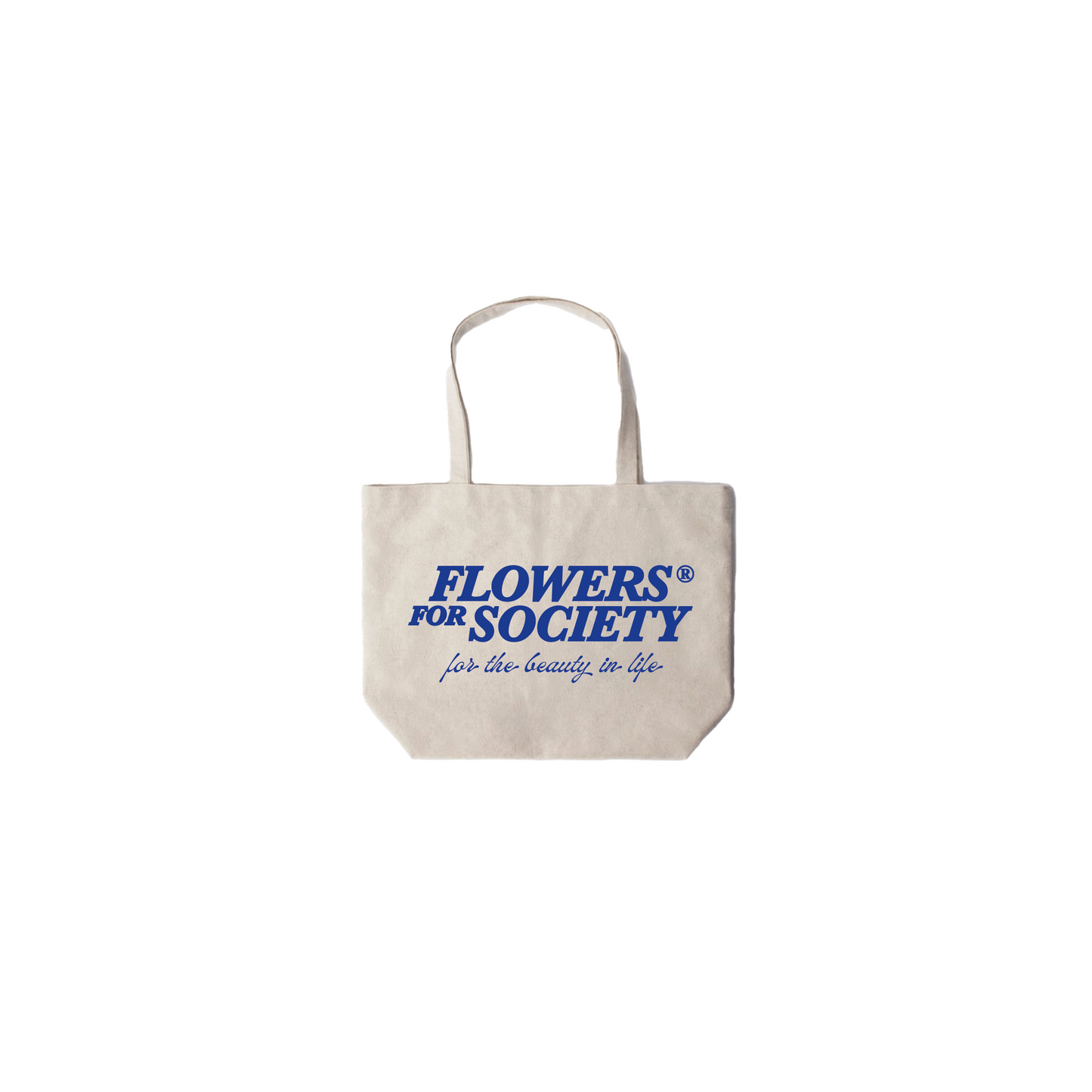 FLOWERS XL BAG SENSE WHITE/ LOYALTY BLUE