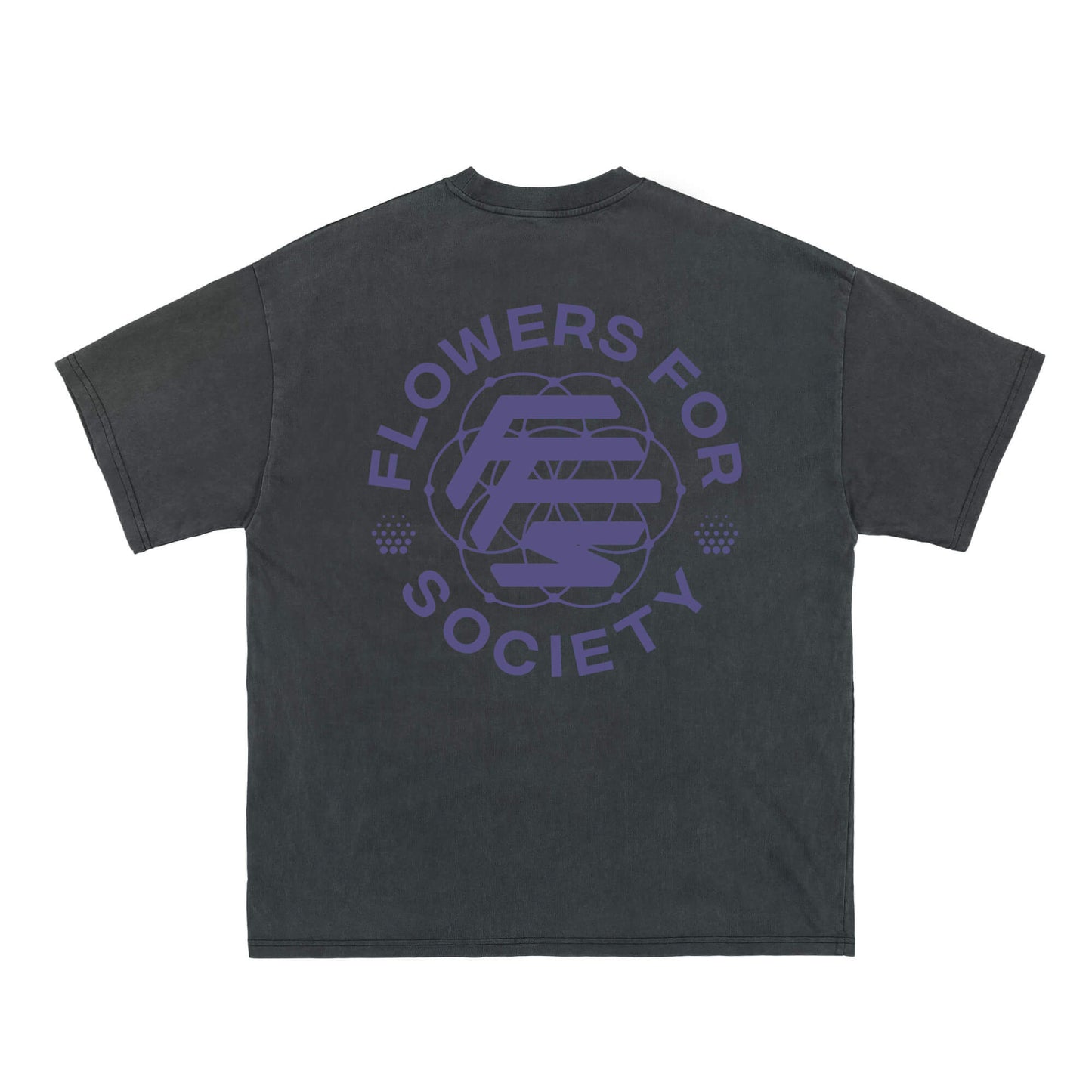 BASIC BACK PRINT T-SHIRT BLACK/ORIENT