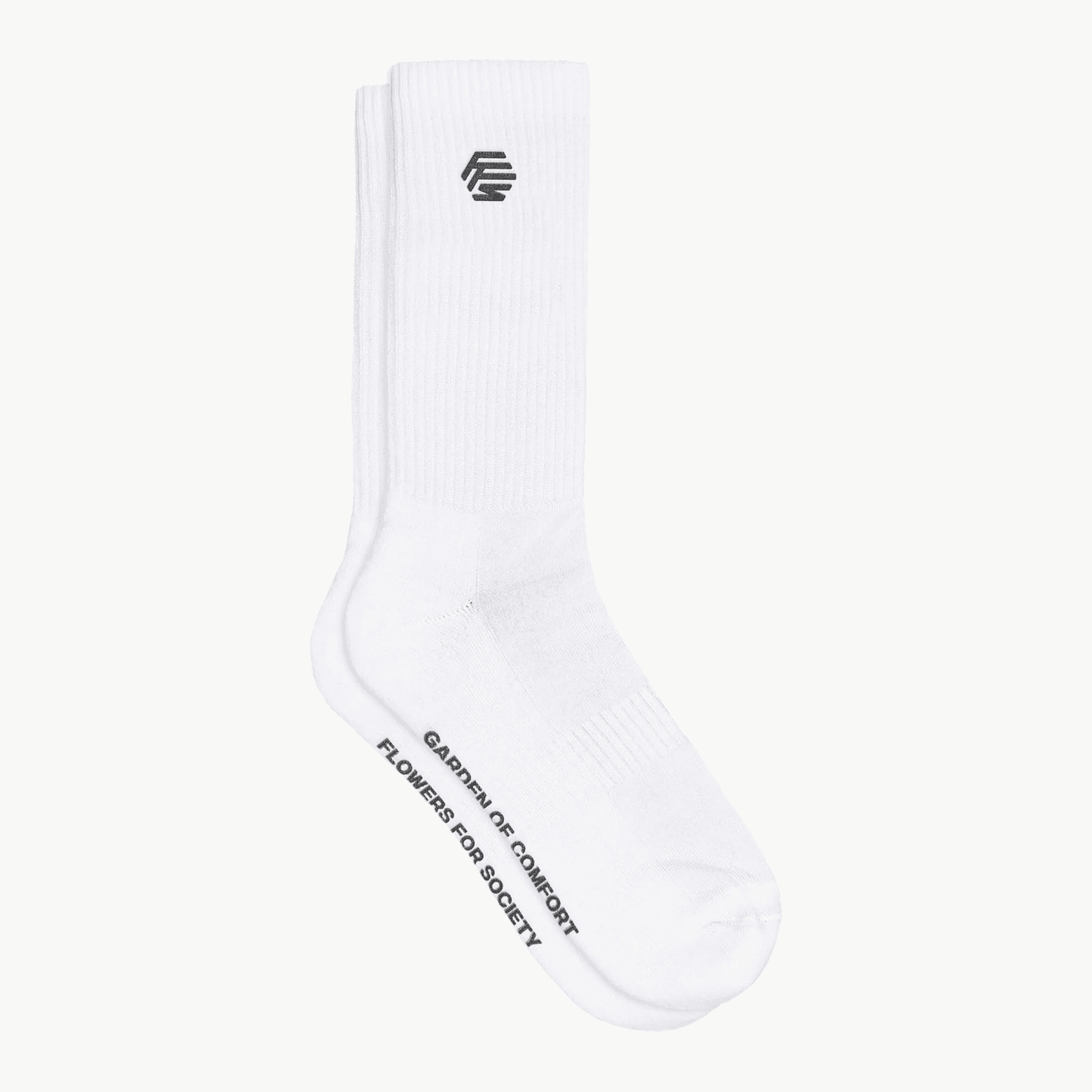 Flowers for Society Socks white lateral view