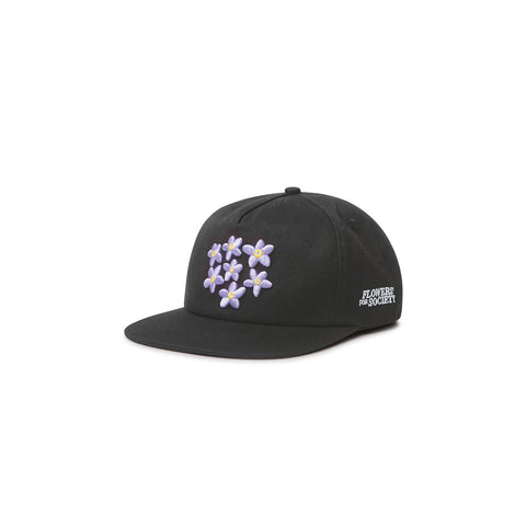 FLOWERS CAP - PURPLE