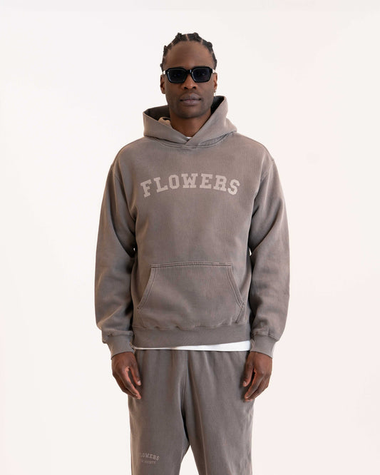 COLLEGE HOODIE FADED GREY
