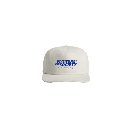 FLOWERS CAP SENSE WHITE/ LOYALTY BLUE