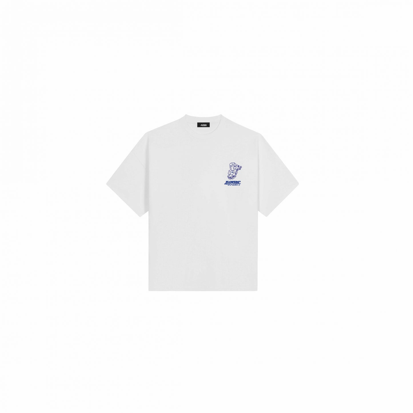 FLOWER BOY TSHIRT SENSE WHITE/ LOYALTY BLUE