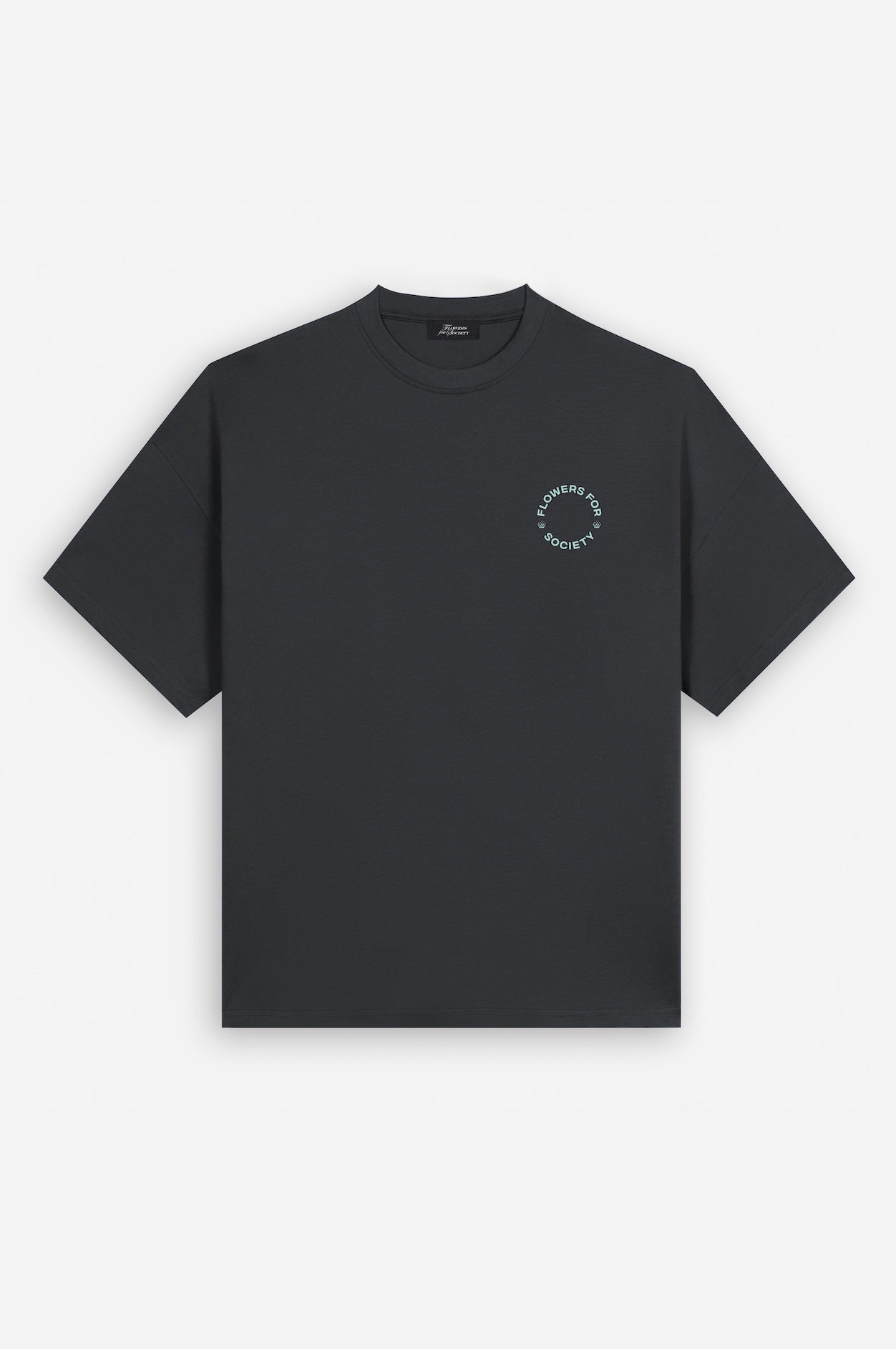 flowers for society mockup dahlia front view black green