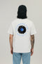 DAISY NIGHT TSHIRT - WHITE/BLUE