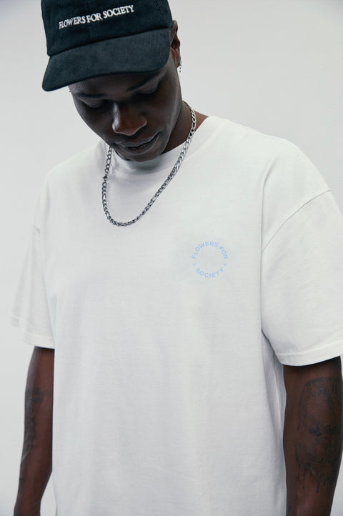 DAISY NIGHT TSHIRT WHITE/BLUE