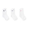 FLOWER SOCKS - WHITE (3 PACK)