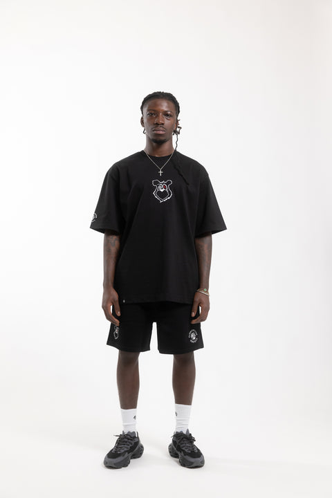 KING SALADEEN SHORTS - BLACK