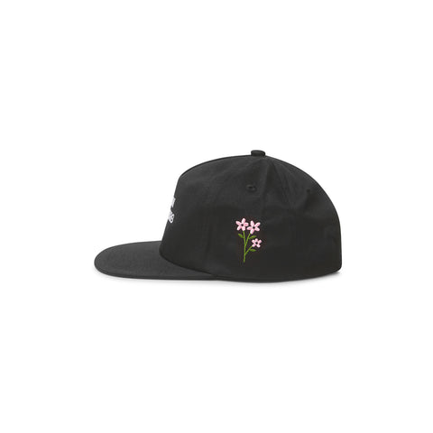 NO RAIN NO FLOWERS CAP - BLACK