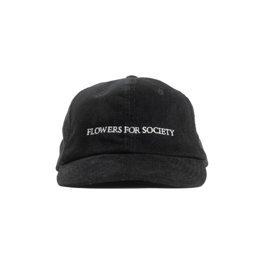 Flowers for Society Cord Cap black frontview